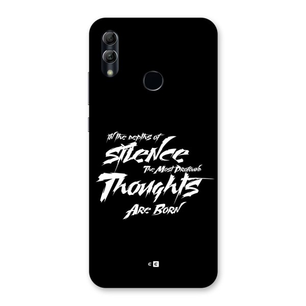 Silent Thoughts Back Case for Honor 10 Lite