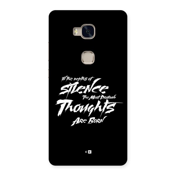 Silent Thoughts Back Case for Honor 5X