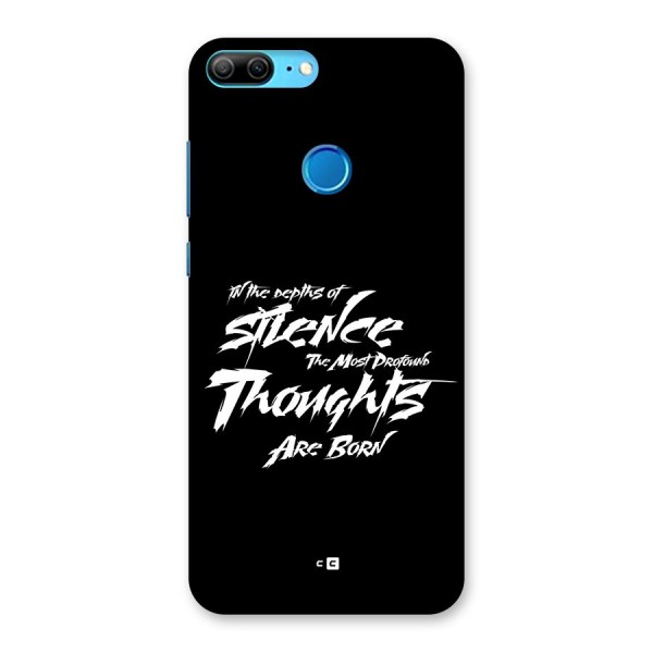 Silent Thoughts Back Case for Honor 9 Lite