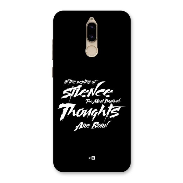 Silent Thoughts Back Case for Honor 9i