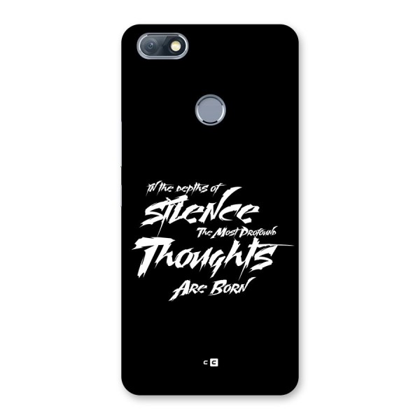 Silent Thoughts Back Case for Infinix Note 5
