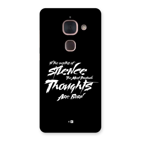 Silent Thoughts Back Case for Le Max 2