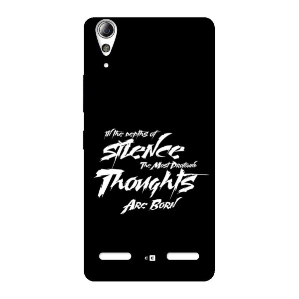 Silent Thoughts Back Case for Lenovo A6000