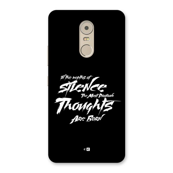 Silent Thoughts Back Case for Lenovo K6 Note