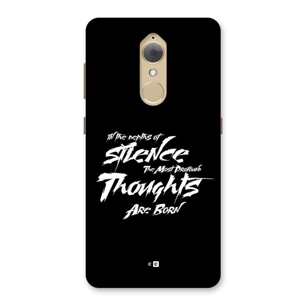 Silent Thoughts Back Case for Lenovo K8