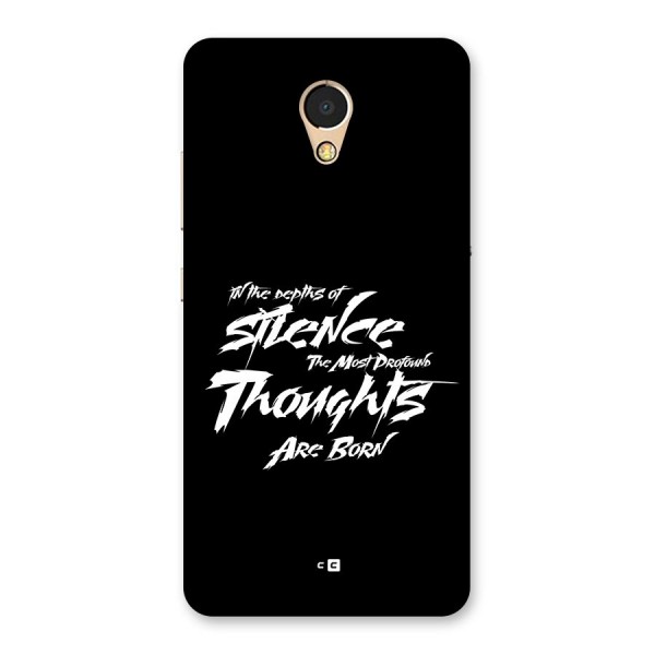 Silent Thoughts Back Case for Lenovo P2