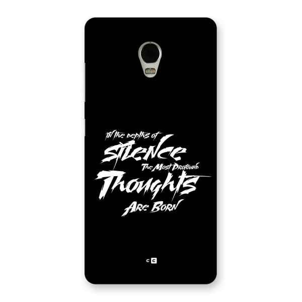 Silent Thoughts Back Case for Lenovo Vibe P1