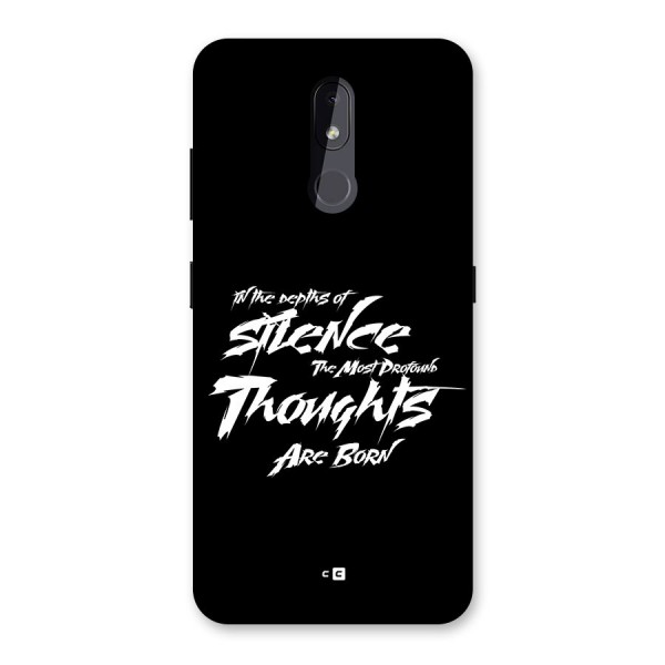 Silent Thoughts Back Case for Nokia 3.2