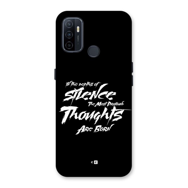 Silent Thoughts Back Case for Oppo A33 (2020)