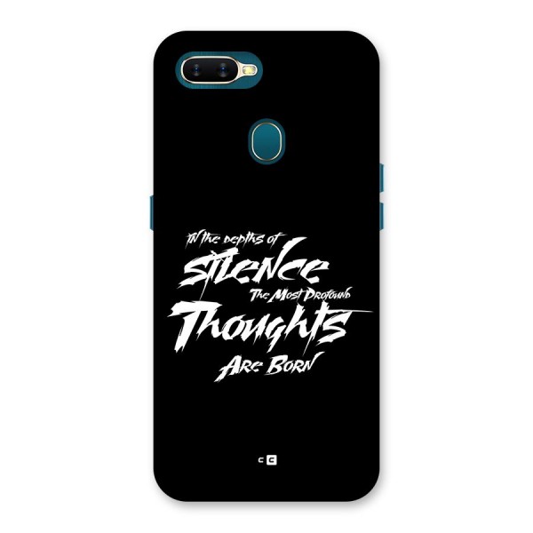 Silent Thoughts Back Case for Oppo A7