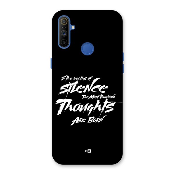 Silent Thoughts Back Case for Realme Narzo 10A