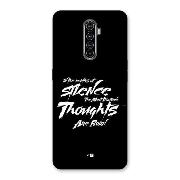 Silent Thoughts Back Case for Realme X2 Pro