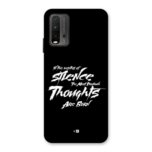Silent Thoughts Back Case for Redmi 9 Power