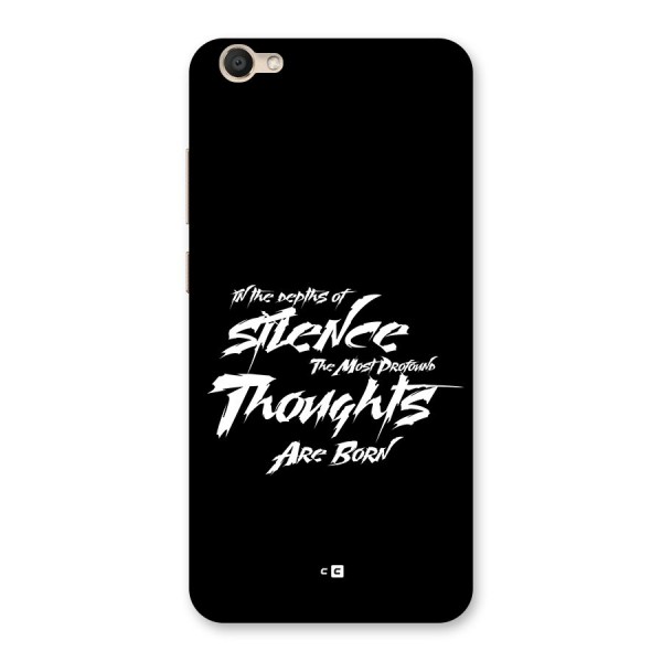 Silent Thoughts Back Case for Vivo V5s
