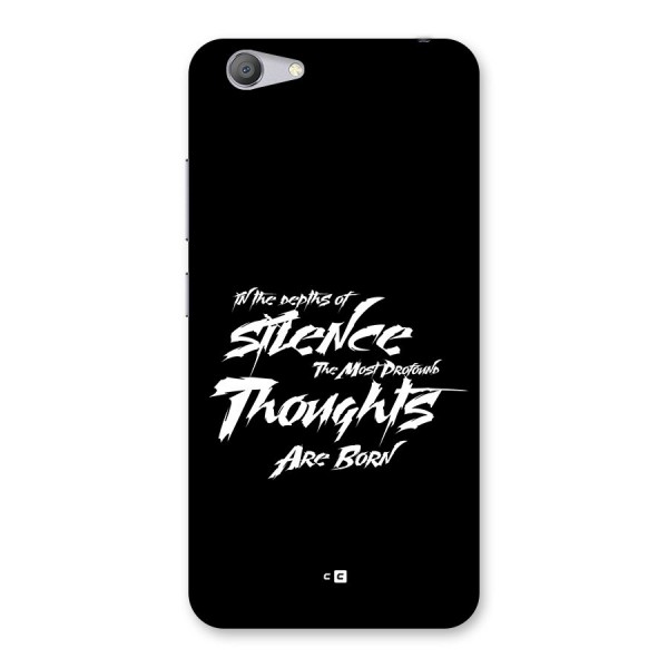 Silent Thoughts Back Case for Vivo Y53