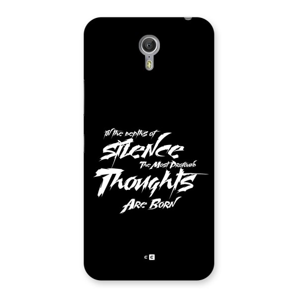 Silent Thoughts Back Case for Zuk Z1