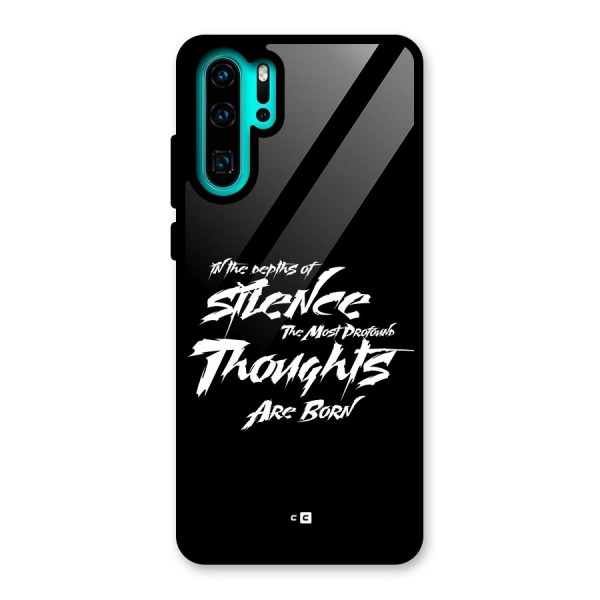 Silent Thoughts Glass Back Case for Huawei P30 Pro