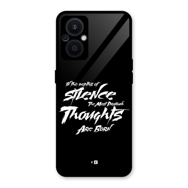 Silent Thoughts Glass Back Case for Oppo F21s Pro 5G