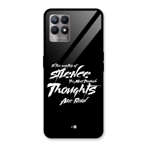 Silent Thoughts Glass Back Case for Realme Narzo 50