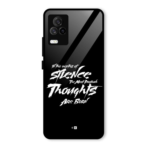 Silent Thoughts Glass Back Case for Vivo iQOO 7 Legend 5G