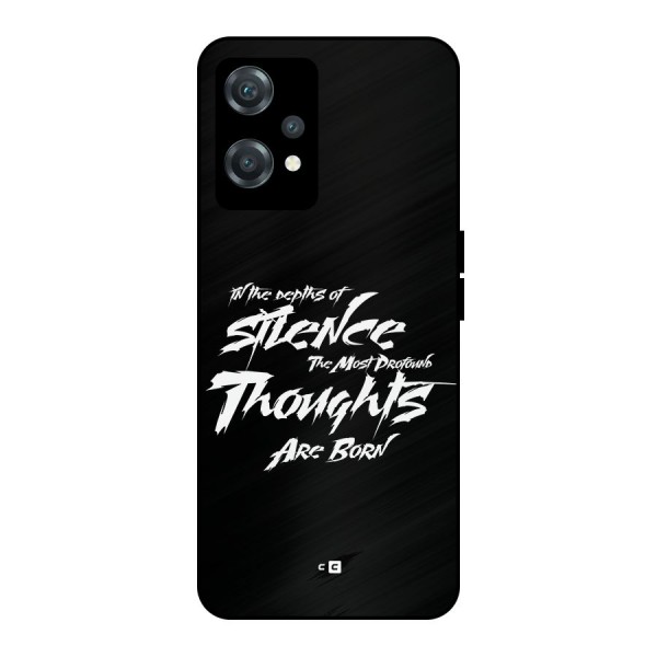 Silent Thoughts Metal Back Case for OnePlus Nord CE 2 Lite 5G