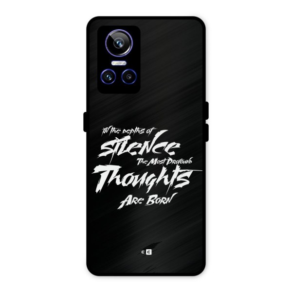Silent Thoughts Metal Back Case for Realme GT Neo 3