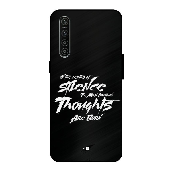 Silent Thoughts Metal Back Case for Realme XT