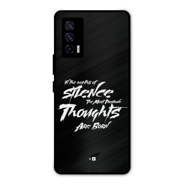 Silent Thoughts Metal Back Case for iQOO 7 5G