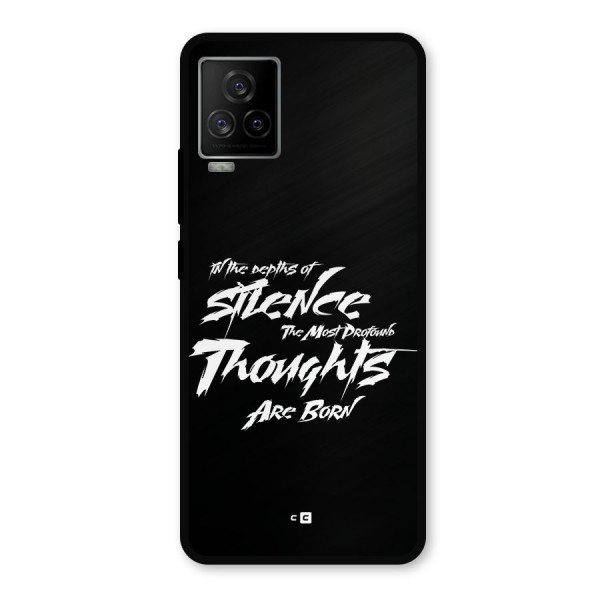 Silent Thoughts Metal Back Case for iQOO 7 Legend 5G
