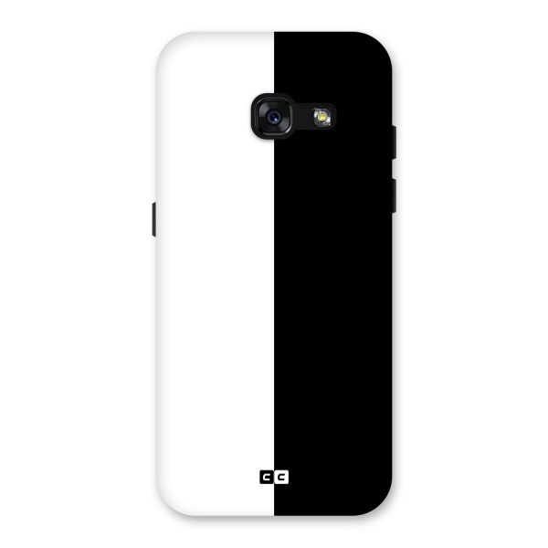 Simple Black White Back Case for Galaxy A3 (2017)