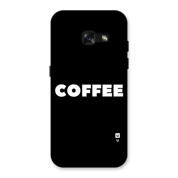 Simple Coffee Back Case for Galaxy A3 (2017)