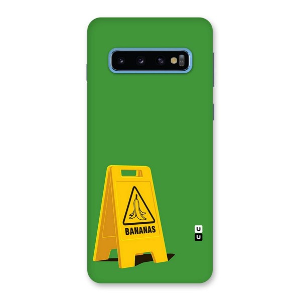 Simple Minimalist Bananas Back Case for Galaxy S10