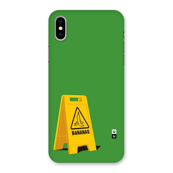 Simple Minimalist Bananas Back Case for iPhone X