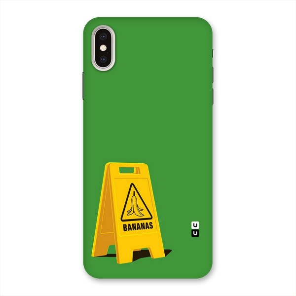 Simple Minimalist Bananas Back Case for iPhone XS Max