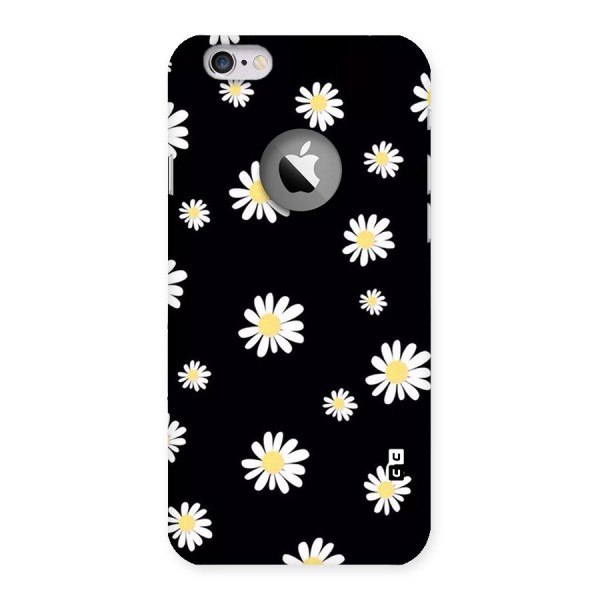 Simple Sunflowers Pattern Back Case for iPhone 6 Logo Cut