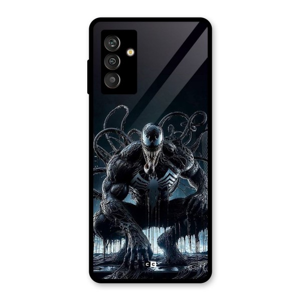 Sitting Venom Glass Back Case for Galaxy M13