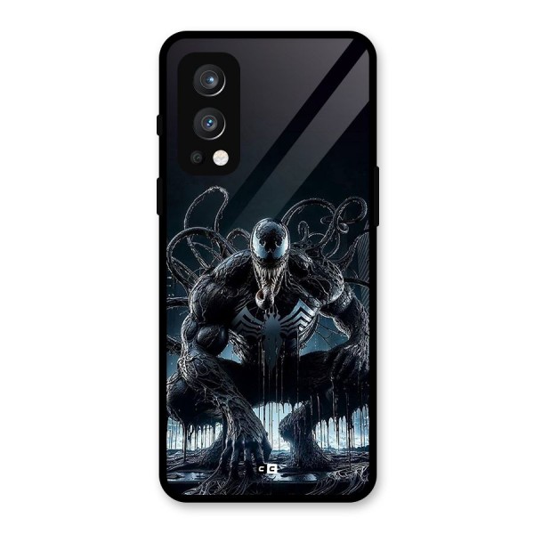 Sitting Venom Glass Back Case for OnePlus Nord 2 5G