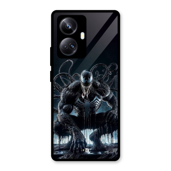 Sitting Venom Glass Back Case for Realme 10 Pro Plus