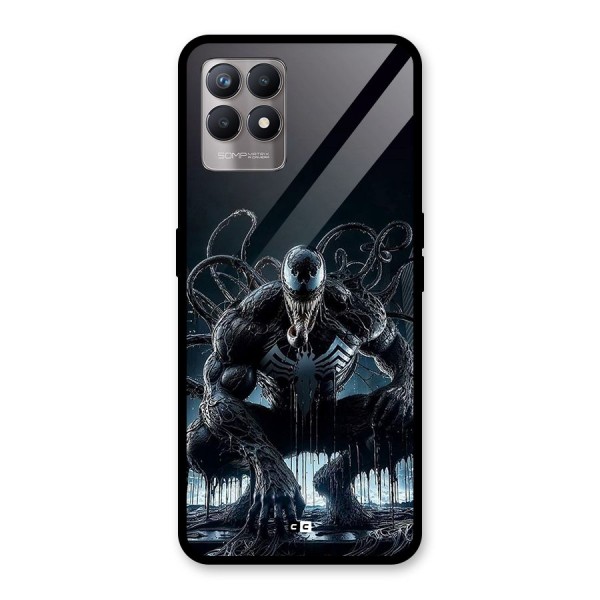 Sitting Venom Glass Back Case for Realme 8i