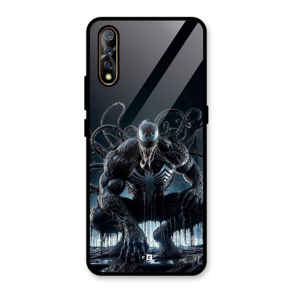 Sitting Venom Glass Back Case for Vivo S1