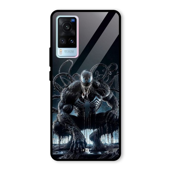 Sitting Venom Glass Back Case for Vivo X60