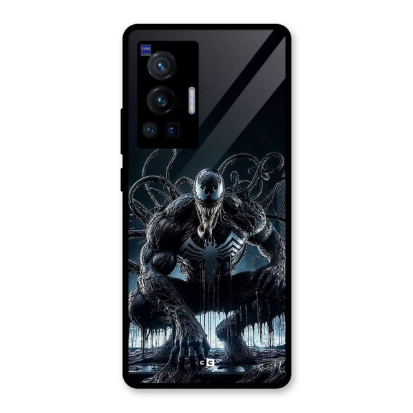 Sitting Venom Glass Back Case for Vivo X70 Pro