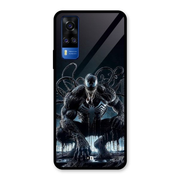 Sitting Venom Glass Back Case for Vivo Y31
