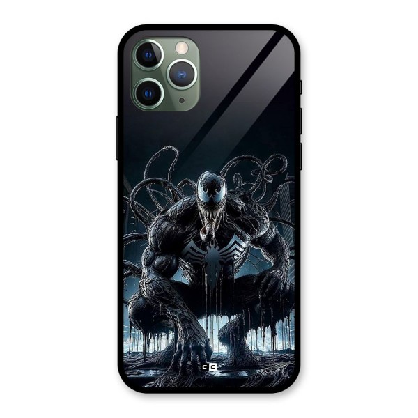 Sitting Venom Glass Back Case for iPhone 11 Pro