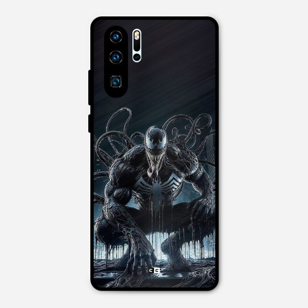 Sitting Venom Metal Back Case for Huawei P30 Pro