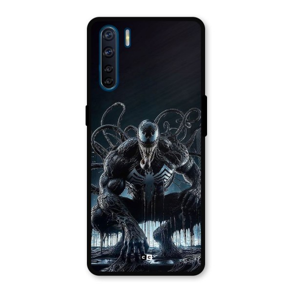 Sitting Venom Metal Back Case for Oppo F15