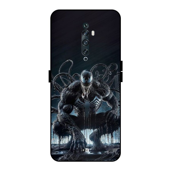 Sitting Venom Metal Back Case for Oppo Reno2 F