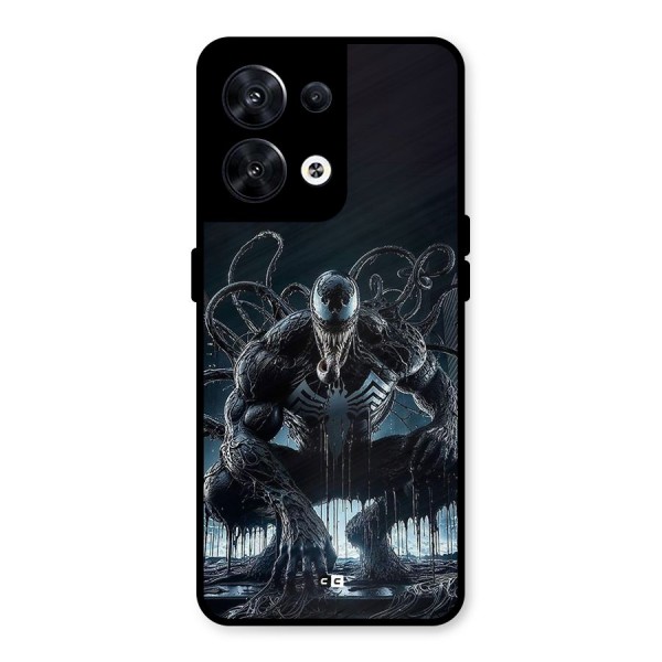 Sitting Venom Metal Back Case for Oppo Reno8 5G