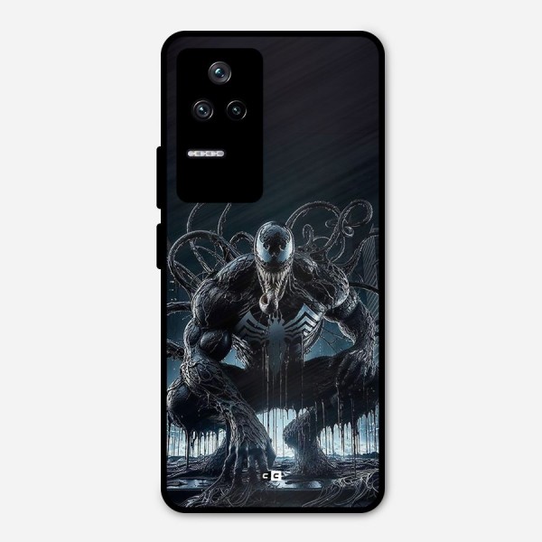 Sitting Venom Metal Back Case for Poco F4 5G