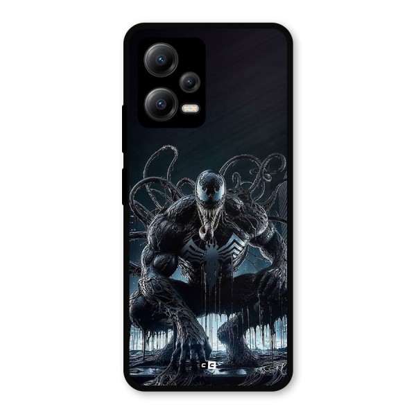 Sitting Venom Metal Back Case for Poco X5